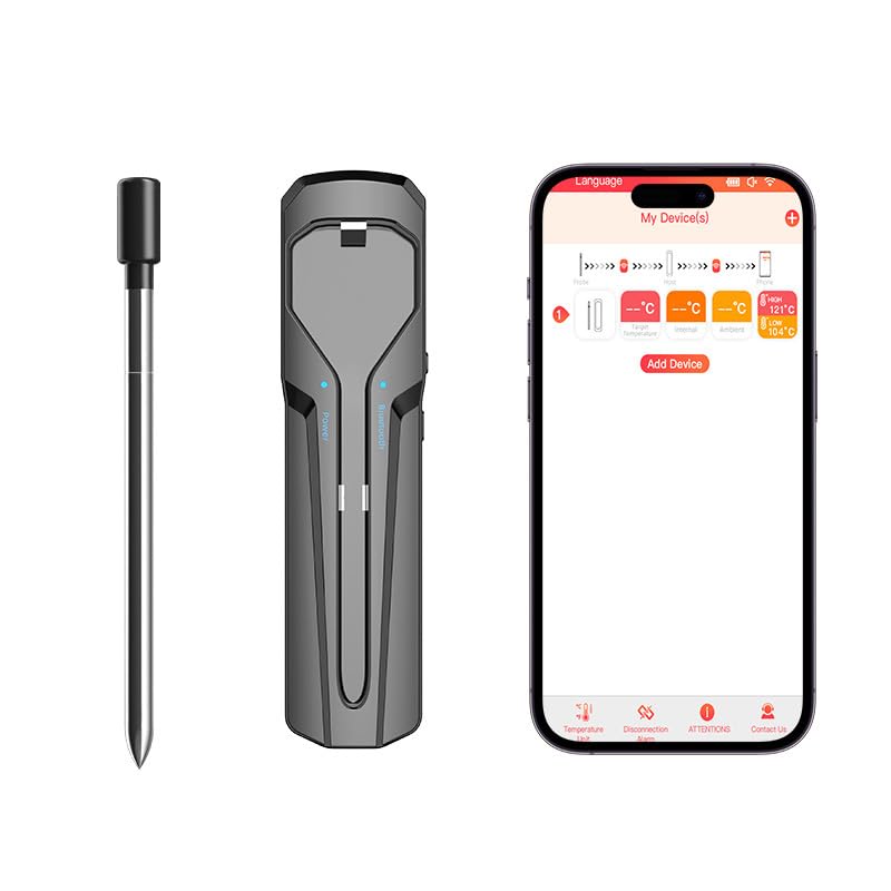 🔥Smart Meat Pro Thermometer💥 Instant-Read Magic⚡ 10-in-1 App Control✨ BBQ/Air Fryer/Oven Master | TikTok's #1 Kitchen Hack 🔥Smart Meat Pro Thermometer💥 Instant-Read Magic⚡ 10-in-1 App Control✨ BBQ/Air Fryer/Oven Master | TikTok's #1 Kitchen Hack